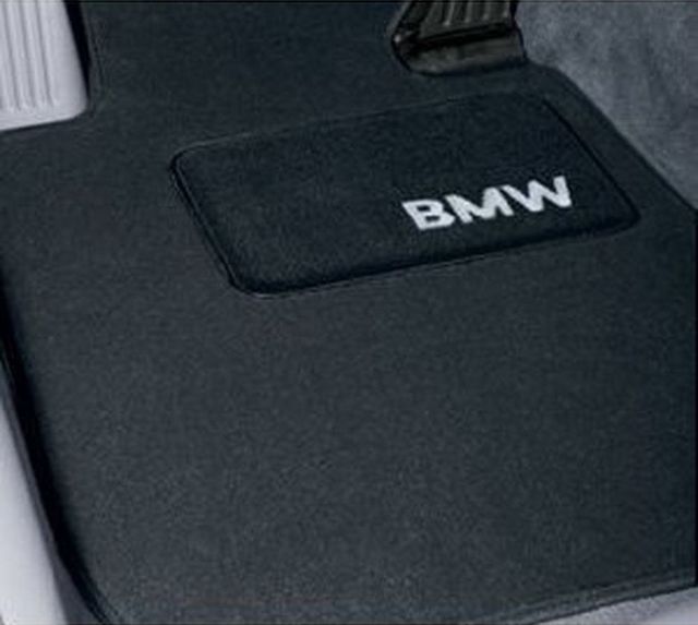 82110305002 - Interior: Carpeted Floor Mats With Bmw Lettering Heel - BLACK for BMW Image