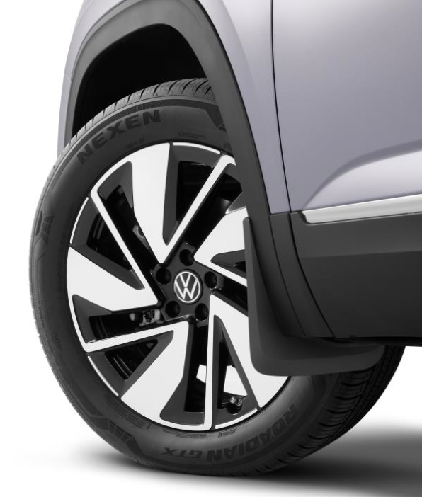 3CM075111 - Exterior: Splash Guards - Matte Black - Front for Volkswagen Image