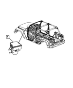 Anti-Lock Brake System Module - Mopar (68067458AA)