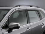 F0010SJ030 - Exterior: Side Window Deflectors - Chrome for Subaru: Forester Image