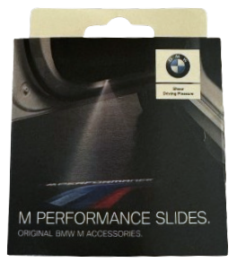 63312469631 - Exterior: M Performance Slides For Led Door Projectors for BMW: 230i, 330e, 330i, 430i, 530i, 540i, 740i, 840i, M240i, M3, M340i, M4, M5, M550i xDrive, M760i xDrive, M8, X1, X2, X3, X4, X5, X6, X7, Z4 Image