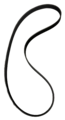11287628658 - Maintenance &amp; Lubrication: Serpentine Belt for BMW: 528i, X3 Image