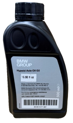 OEM BMW Hypoid Axle Oil G5 Part# 83222471487 | BMW Parts Center