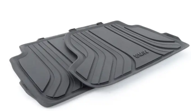 51472461169 - Interior: Rear Rubber Floor Mat Set for BMW Image