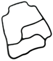 11421719855 - Engine: Gasket for BMW: 323Ci, 323i, 323is, 325Ci, 325i, 325xi, 328Ci, 328i, 328is, 330Ci, 330i, 330xi, 525i, 525iT, 528i, 530i, M3, X3, X5, Z3, Z4 Image