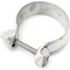 4901341 - Exhaust System: Clamp for Mercedes-Benz: 250, 300S, C250, C300, C350, C43 AMG, C450 AMG, C63 AMG, CL550, CLS550, E250, E320, E350, E400, E53 AMG, GLE350, GLK350, ML350, S350, S400, S450, S550e, SLK250, SLK350, Sprinter 2500, Sprinter 3500, Sprinter 3500XD, Sprinter 4500 Image