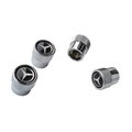 Q6408126 - : Tire Valve Stem Caps - Black for Mercedes-Benz: C230, C240, C250, C280, C300, C32 AMG, C320, C350, C55 AMG, C63 AMG, CLA250, CLA45 AMG, CLK320, CLK350, CLK500, CLK55 AMG, CLK550, CLK63 AMG, CLS500, CLS55 AMG, CLS550, CLS63 AMG, CLS63 AMG S, E250, E320, E350, E400, E500, E55 AMG, E550, E63 AMG, E63 AMG S, GL320, GL350, GL450, GL550, GL63 AMG, GLK250, GLK350, ML320, ML350, ML450, ML500, ML550, ML63 AMG, R320, R350, R500, SL55 AMG, SL550, SL600, SL63 AMG, SL65 AMG, SLK250, SLK280, SLK300, SLK350, SLK55 AMG, SLR McLaren, SLS AMG Image