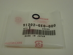 91302GE0000 - Engine: Guide Tube O-Ring for Honda: Accord, Civic, Civic del Sol, CR-V, CR-Z, Fit, Insight, Odyssey, Pilot Image