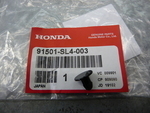 91501SL4003 - Body: Cowl Grille Clip for Honda: Civic, CR-V, CR-Z, Fit, Insight, Odyssey, Pilot, Ridgeline Image