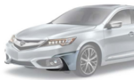 8F01TX6290B - : 2019-2022 Acura ILX - Under-Body Spoiler, Front for Acura: ILX Image