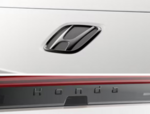 8F2036W100 - : Gloss Black Emblem Kit (Front H) (Rear Honda) for Honda Image