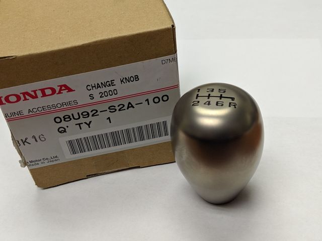 8U92S2A100 - Interior: 2003-2009 Honda S2000 - Titanium Shift Knob for Honda: S2000 Image