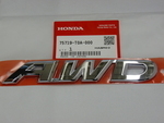 75719T0A000 - Body: Nameplate for Honda: CR-V, Passport, Pilot, Ridgeline Image