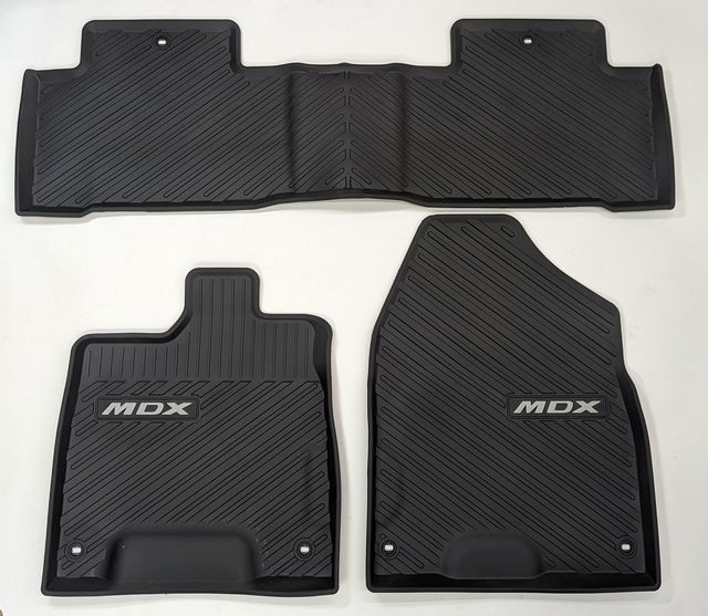 2014-2016 Acura MDX 1st & 2nd Row All Weather Rubber Floor Mats