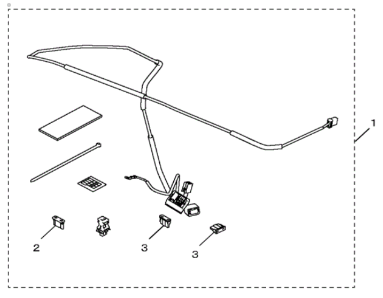 8V0330A100 - Interior: 2023-2024 Honda Accord - Mirror, Automatic Dimming Attachment for Honda: Accord Image