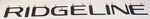 8F20T6Z100C - : 2024-2025 Honda Ridgeline - Emblem - Rear Ridgeline - Black for Honda Image