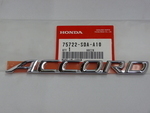 75722SDAA10 - Body: Nameplate for Honda: Accord Image