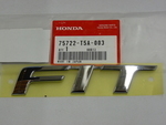 75722T5A003 - Body: Nameplate for Honda: Fit Image