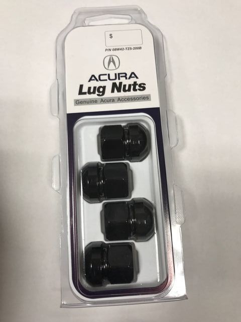 2020 2022 Acura MDX Black Wheel Lug Nut Kit Set Of 4 | All