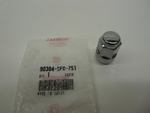 90304SF0751 - : 1992-2021 Honda - Nut Wheel (Fuse Rashi) for Honda: Accord, Civic, CR-V, Fit, Insight, Odyssey, Prelude Image