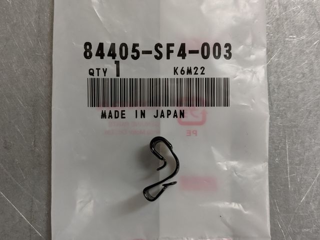 84405SF4003 - Interior: 2015-2017 Honda Fit - Hook Center Shelf Strap for Honda: Fit Image