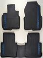 8P17TLA121A - Interior: 2017-2022 Honda CR-V All Weather Floor Mats w/ Blue Logo for Honda: CR-V Image