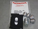 8W42TK4101 - : 2014-2025 Honda - Wheel Locks Chrome for Honda: Civic, Odyssey, Passport, Pilot, Ridgeline Image