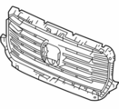 71121T6ZA60 - Body: Grille for Honda: Passport, Ridgeline Image