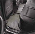 82112210411 - : BLACK-All Weather Rubber Floor Liners, Rear for BMW: X3, X4 Image