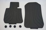 51472311024 - Interior: Rubber Floor Mats with Carpeted Heel Pad for BMW: 328i, 330i, 335d, 335i, 335i xDrive, 335xi, M3 Image