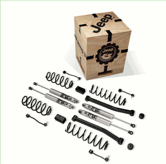 77072430AG - Performance: Jeep Performance Parts Two-Inch Lift Kit, Four-door, 2.0L Engine for Mopar Image