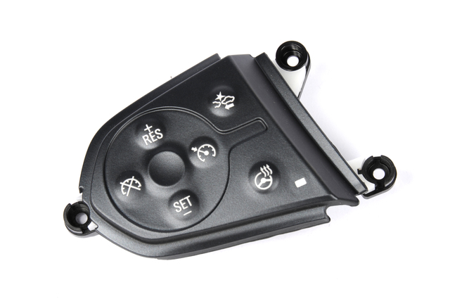 23262288 - Steering: Cruise Switch for Chevrolet: Colorado, Silverado 1500, Silverado 1500 LD, Silverado 2500 HD, Silverado 3500 HD, Suburban, Tahoe | GMC: Sierra 1500, Sierra 1500 Limited, Yukon, Yukon XL Image