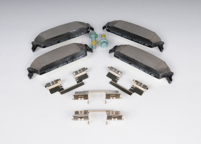 19329677 - Brakes: Brake Pads for Cadillac: Escalade, Escalade ESV, Escalade EXT | Chevrolet: Avalanche, Silverado 1500, Silverado 2500 HD, Suburban 1500, Suburban 2500, Tahoe | GMC: Sierra 1500, Sierra 2500 HD, Yukon, Yukon XL 1500, Yukon XL 2500 Image