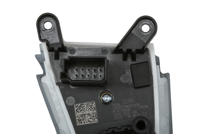 23262285 - : Black Carbon Cruise Control Switch for Chevrolet: Colorado, Silverado 1500, Silverado 1500 LD, Silverado 2500 HD, Silverado 3500 HD, Suburban, Suburban 3500 HD, Tahoe | GMC: Canyon, Sierra 1500, Sierra 1500 Limited, Sierra 2500 HD, Sierra 3500 HD, Yukon, Yukon XL Image