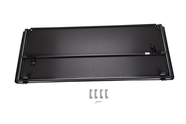 19433562 - : Tonneau Cover, Hard Folding, Tri-Fold, Black for Chevrolet: Silverado 2500 HD, Silverado 3500 HD | GMC: Sierra 1500, Sierra 1500 Limited, Sierra 2500 HD, Sierra 3500 HD Image