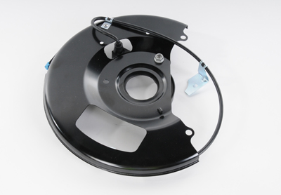 19211698 - Brakes: Splash Shield for Cadillac: Escalade | Chevrolet: C1500, C2500, Express 1500, Express 2500, K1500 Pickup, K2500 Pickup, Suburban C1500, Suburban K1500, Tahoe | GMC: C1500 Pickup, C2500 Pickup, K1500 Pickup, K2500 Pickup, Savana 1500, Savana 2500, Suburban C1500, Suburban K1500, Yukon Image