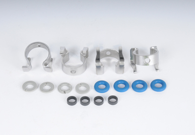 12653395 - : Indirect Fuel Injector Kit with Clamps, Seals, Retainers, and Spacers for Buick: Envision, LaCrosse, Regal, Regal Sportback, Regal TourX | Cadillac: ATS, CT6, CTS | Chevrolet: Blazer, Camaro, Cobalt, Colorado, Equinox, HHR, Impala, Malibu, Malibu Limited, Traverse | GMC: Acadia, Canyon, Terrain | Pontiac: Solstice | Saturn: Sky Image