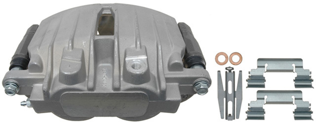19141724 - : Rear Driver Side Disc Brake Caliper Assembly (Friction Ready Non-Coated), Remanufactured for GM Image