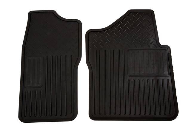 19152503 - Interior: Floor Mats, Vinyl Replacement, Front for Chevrolet: Silverado 1500, Silverado 1500 Classic, Silverado 1500 HD Classic, Silverado 2500 HD, Silverado 2500 HD Classic, Silverado 3500 Classic, Silverado 3500 HD | GMC: Sierra 1500, Sierra 1500 Classic, Sierra 1500 HD Classic, Sierra 2500 HD, Sierra 2500 HD Classic, Sierra 3500 Classic, Sierra 3500 HD Image