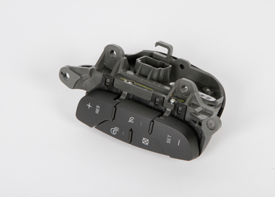 15824113 - Steering: Cruise Switch for Buick: Enclave | Chevrolet: Silverado 1500, Silverado 2500 HD, Silverado 3500 HD, Suburban 1500, Suburban 2500, Traverse | GMC: Sierra 1500, Sierra 2500 HD, Sierra 3500 HD, Yukon, Yukon XL 1500, Yukon XL 2500 Image