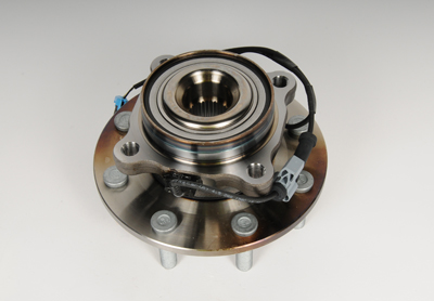 22740470 - : Front Wheel Hub and Bearing Assembly with Wheel Speed Sensor for Chevrolet: Silverado 2500 HD, Silverado 3500 HD | GMC: Sierra 2500 HD, Sierra 3500 HD Image