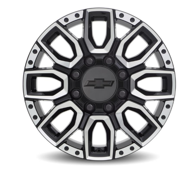 84622785 - Wheels: 20 X 8.5-Inch Aluminum Multi-Spoke Wheel for Chevrolet: Silverado 2500 HD, Silverado 3500 HD | GMC: Sierra 2500 HD, Sierra 3500 HD Image