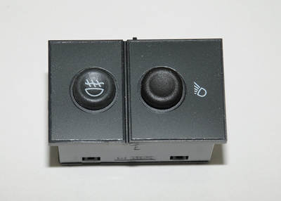 15143597 - : Fog Lamp and Cargo Lamp Switch for Cadillac: Escalade EXT | Chevrolet: Avalanche 1500, Avalanche 2500, Silverado 1500, Silverado 1500 Classic, Silverado 1500 HD, Silverado 1500 HD Classic, Silverado 2500, Silverado 2500 HD, Silverado 2500 HD Classic, Silverado 3500, Silverado 3500 Classic, Silverado 3500 HD | GMC: Sierra 1500, Sierra 1500 Classic, Sierra 1500 HD, Sierra 1500 HD Classic, Sierra 2500, Sierra 2500 HD, Sierra 2500 HD Classic, Sierra 3500, Sierra 3500 Classic, Sierra 3500 HD Image