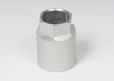 15234846 - Suspension: TPMS Sensor Nut for Buick: Rainier | Cadillac: ATS, CTS, DeVille, DTS, Escalade, Escalade ESV, Escalade EXT, SRX, STS, XLR | Chevrolet: Avalanche, Avalanche 1500, Avalanche 2500, Camaro, Caprice, Cobalt, Corvette, Impala, Silverado 1500, Silverado 1500 HD, Silverado 2500 HD, SSR, Suburban 1500, Suburban 2500, Tahoe, Trailblazer, Trailblazer EXT, Uplander | GMC: Envoy, Envoy XL, Sierra 1500, Sierra 1500 HD, Sierra 2500 HD, Yukon, Yukon XL 1500, Yukon XL 2500 | Saturn: Sky Image