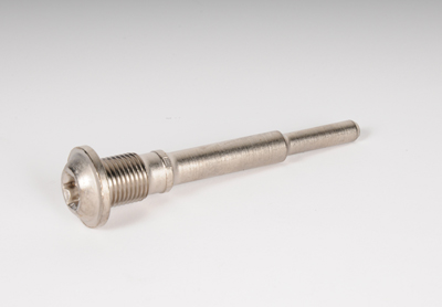 18040103 - Brakes: Disc Brake Caliper Pin for Cadillac: Escalade, Escalade ESV, Escalade EXT | Chevrolet: Astro, Avalanche 1500, Avalanche 2500, Express 1500, Express 2500, Silverado 1500, Silverado 1500 Classic, Silverado 1500 HD, Silverado 1500 HD Classic, Silverado 2500, Silverado 2500 HD, Silverado 2500 HD Classic, Silverado 3500, Silverado 3500 Classic, Silverado 3500 HD, Suburban 1500, Suburban 2500, Tahoe | GMC: Safari, Savana 1500, Savana 2500, Sierra 1500, Sierra 1500 Classic, Sierra 1500 HD, Sierra 1500 HD Classic, Sierra 2500, Sierra 2500 HD, Sierra 2500 HD Classic, Sierra 3500, Sierra 3500 Classic, Sierra 3500 HD, Yukon, Yukon XL 1500, Yukon XL 2500 | Hummer: H2 Image