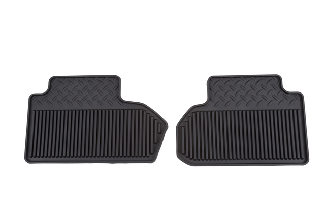 19300742 - Interior: Floor Mats, All-Weather, Rear for Chevrolet: Silverado 1500, Silverado 1500 LD, Silverado 2500 HD, Silverado 3500 HD | GMC: Sierra 1500, Sierra 1500 Limited, Sierra 2500 HD, Sierra 3500 HD Image