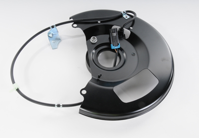 19211697 - Brakes: Splash Shield for Cadillac: Escalade | Chevrolet: C1500, C2500, Express 1500, Express 2500, K1500 Pickup, K2500 Pickup, Suburban C1500, Suburban K1500, Tahoe | GMC: C1500 Pickup, C2500 Pickup, K1500 Pickup, K2500 Pickup, Savana 1500, Savana 2500, Suburban C1500, Suburban K1500, Yukon Image