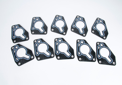 24500166 - : Fuel Injection Throttle Body Mounting Gasket for Buick: Century, LeSabre, Park Avenue, Reatta, Regal, Riviera | Chevrolet: Lumina APV | Oldsmobile: 88, 98, Cutlass Ciera, Silhouette, Toronado | Pontiac: Bonneville, Trans Sport Image