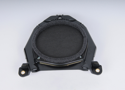 10371428 - Body: Rear Dr Speaker for Cadillac: Escalade, Escalade ESV, Escalade EXT | Chevrolet: Avalanche 1500, Avalanche 2500, Silverado 1500, Silverado 1500 Classic, Silverado 1500 HD, Silverado 1500 HD Classic, Silverado 2500, Silverado 2500 HD, Silverado 2500 HD Classic, Silverado 3500, Silverado 3500 Classic, Silverado 3500 HD, Suburban 1500, Suburban 2500, Tahoe | GMC: Sierra 1500, Sierra 1500 Classic, Sierra 1500 HD, Sierra 1500 HD Classic, Sierra 2500, Sierra 2500 HD, Sierra 2500 HD Classic, Sierra 3500, Sierra 3500 Classic, Sierra 3500 HD, Yukon, Yukon XL 1500, Yukon XL 2500 Image