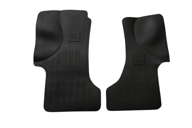 19206163 - Interior: Floor Mats, All-Weather, Front for Chevrolet: Express 1500, Express 2500, Express 3500, Express 4500 | GMC: Savana 1500, Savana 2500, Savana 3500, Savana 4500 Image